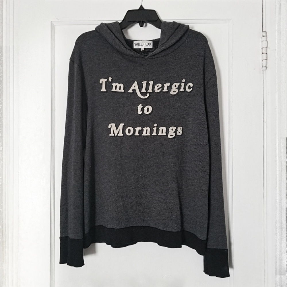 [Wildfox] Allergic to Mornings Hoodie
